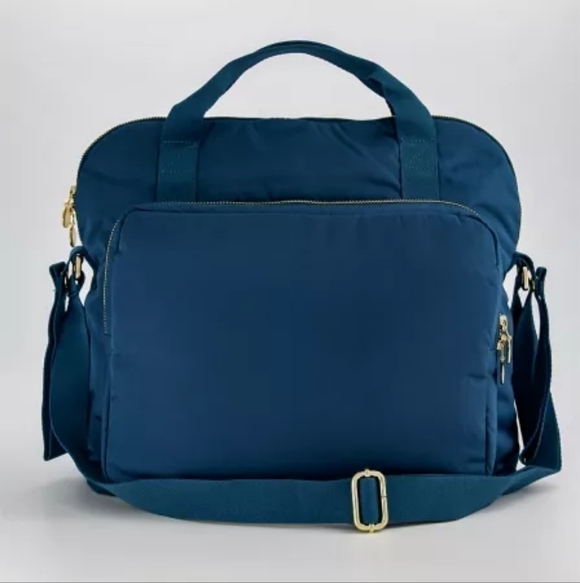 AUTH! Stella McCartney Kids Fern Diaper Bag, BLUE - Picture 3 of 16